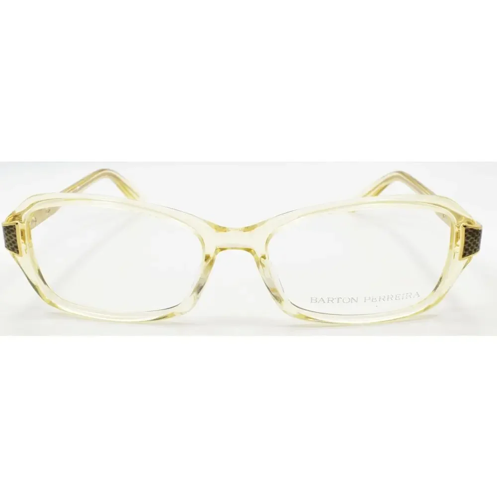 Barton Perreira Devereaux CHA/SAS Women's Eyeglasses Frames 53-17-135 Champagne - Picture 2 of 3